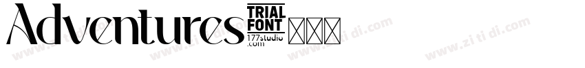 Adventures字体转换