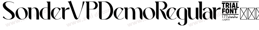 SonderVPDemoRegular字体转换