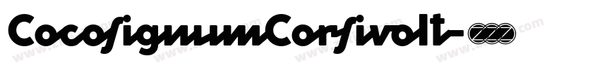 CocosignumCorsivoIt字体转换