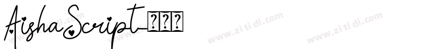 AishaScript字体转换
