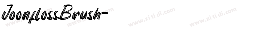 JoonflossBrush字体转换