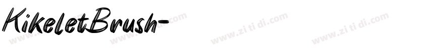 KikeletBrush字体转换