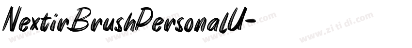 NextirBrushPersonalU字体转换