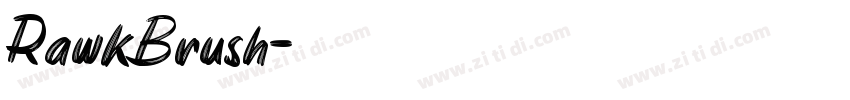 RawkBrush字体转换