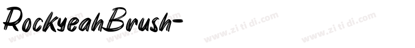 RockyeahBrush字体转换