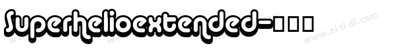 Superhelioextended字体转换