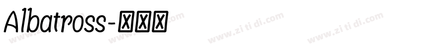 Albatross字体转换