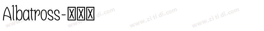 Albatross字体转换