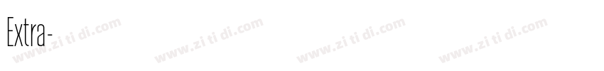 Extra字体转换