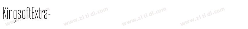 KingsoftExtra字体转换