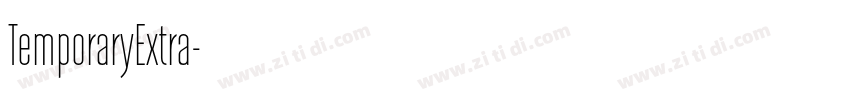 TemporaryExtra字体转换
