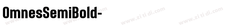 0mnesSemiBold字体转换