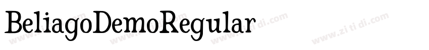 BeliagoDemoRegular字体转换