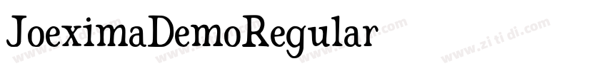 JoeximaDemoRegular字体转换