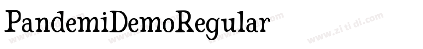 PandemiDemoRegular字体转换 PandemiDemoRegular字体转换