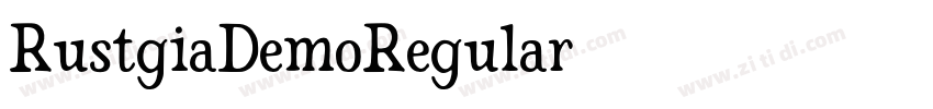 RustgiaDemoRegular字体转换 RustgiaDemoRegular字体转换