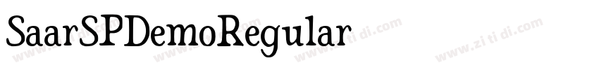 SaarSPDemoRegular字体转换 SaarSPDemoRegular字体转换