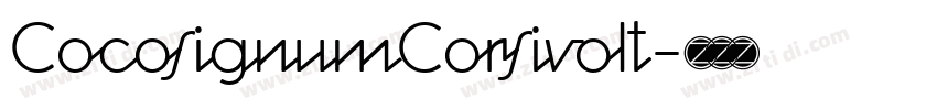 CocosignumCorsivoIt字体转换