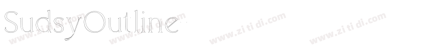 SudsyOutline字体转换 SudsyOutline字体转换