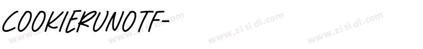 CookieRunOTF字体转换