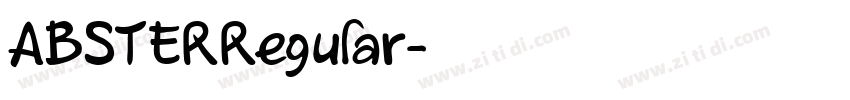 ABSTERRegular字体转换