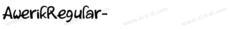 AwerikRegular字体转换 AwerikRegular字体转换