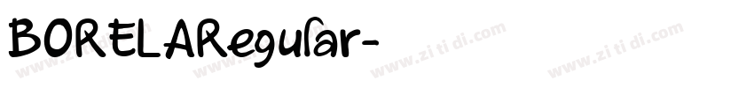 BORELARegular字体转换