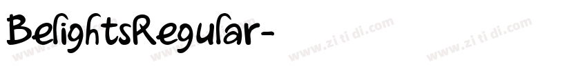 BelightsRegular字体转换 BelightsRegular字体转换