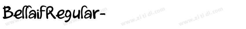 BellaifRegular字体转换