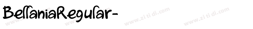 BellaniaRegular字体转换 BellaniaRegular字体转换