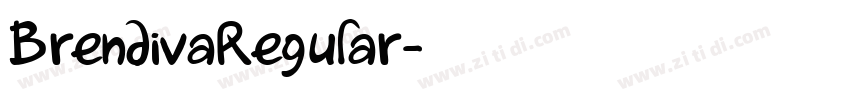 BrendivaRegular字体转换