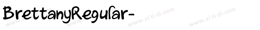BrettanyRegular字体转换