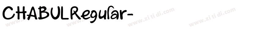 CHABULRegular字体转换 CHABULRegular字体转换