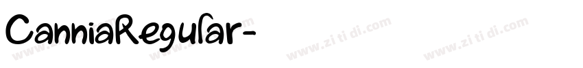 CanniaRegular字体转换