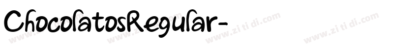ChocolatosRegular字体转换 ChocolatosRegular字体转换