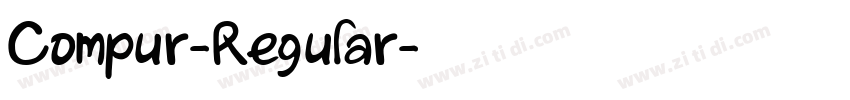 Compur-Regular字体转换