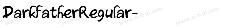 DarkfatherRegular字体转换