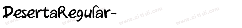 DesertaRegular字体转换