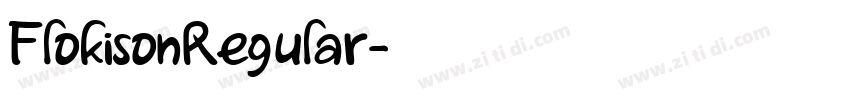 FlokisonRegular字体转换