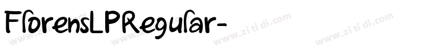 FlorensLPRegular字体转换