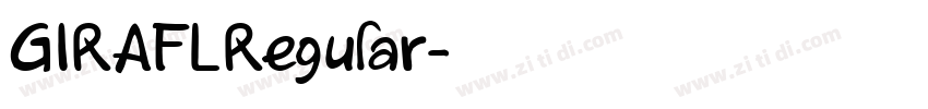 GIRAFLRegular字体转换 GIRAFLRegular字体转换