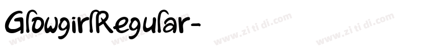 GlowgirlRegular字体转换