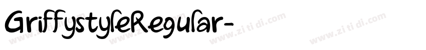 GriffystyleRegular字体转换