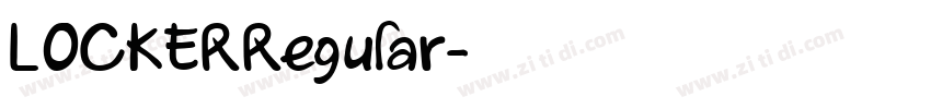 LOCKERRegular字体转换
