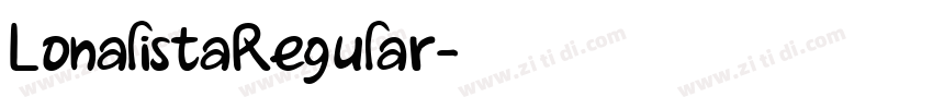 LonalistaRegular字体转换 LonalistaRegular字体转换