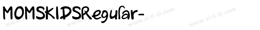 MOMSKIDSRegular字体转换 MOMSKIDSRegular字体转换