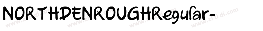 NORTHDENROUGHRegular字体转换