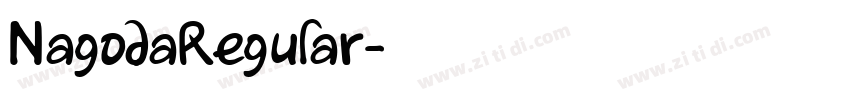 NagodaRegular字体转换