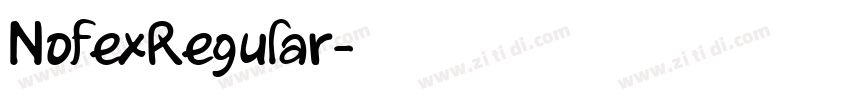 NofexRegular字体转换