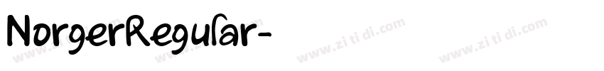 NorgerRegular字体转换